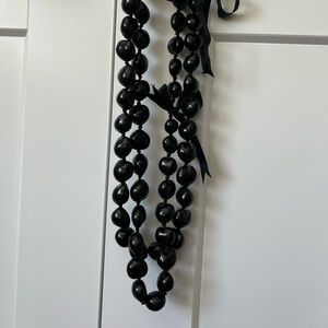 2 Hawaiian kukui nut necklaces / Hawaiian leis